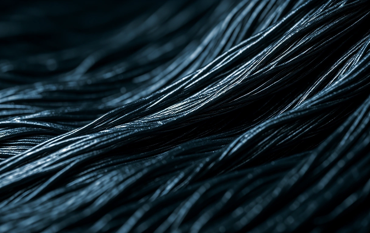 Détail microscopique de fibres musculaires